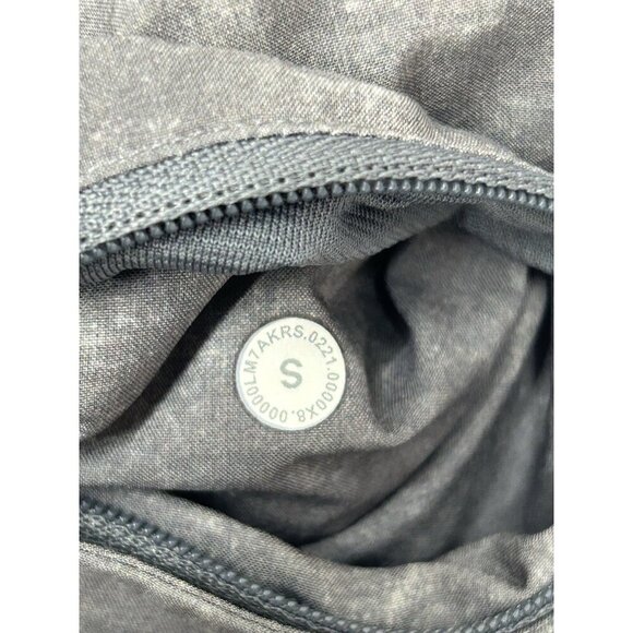 Lululemon T.H.E. Short 7" Linerless Mens Small Gray Gravel Dust Zip Pockets - Picture 10 of 10